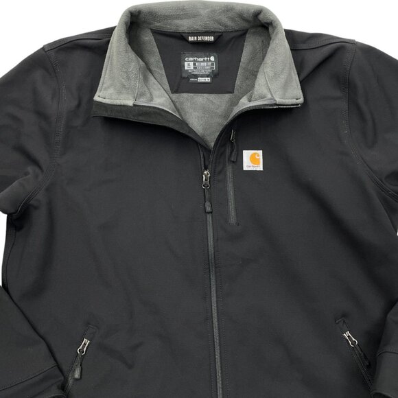 Carhartt Crowley Soft Shell Fleece Lined Rain Defender Jacket Men's XLT XL Tall - Picture 4 of 12
